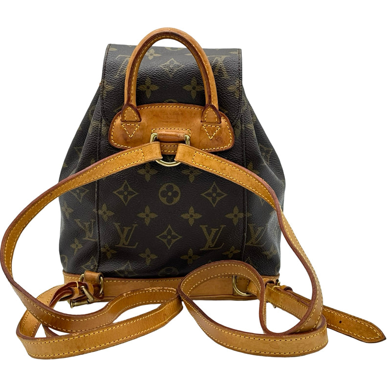 ルイ・ヴィトン LOUIS VUITTON ミニ・モンスリ M51137 ブラウン