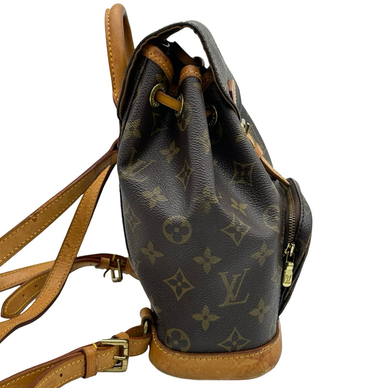 ルイ・ヴィトン LOUIS VUITTON ミニ・モンスリ M51137 ブラウン