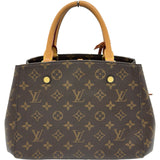 ルイ・ヴィトン LOUIS VUITTON モンテーニュBB M41055 ブラウン モノグラムキャンバス レディース ハンドバッグ
