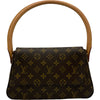 ルイ・ヴィトン LOUIS VUITTON ルーピングミニ M51147 ブラウン モノグラム ・キャンバス レディース ハンドバッグ