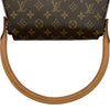 ルイ・ヴィトン LOUIS VUITTON ルーピングミニ M51147 ブラウン モノグラム ・キャンバス レディース ハンドバッグ