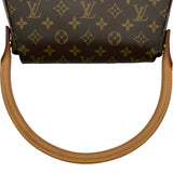 ルイ・ヴィトン LOUIS VUITTON ルーピングミニ M51147 ブラウン モノグラム ・キャンバス レディース ハンドバッグ