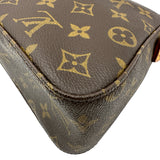 ルイ・ヴィトン LOUIS VUITTON ルーピングミニ M51147 ブラウン モノグラム ・キャンバス レディース ハンドバッグ
