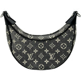 ルイ・ヴィトン LOUIS VUITTON ループ M21752 グレー ジャガードデニム レディース ショルダーバッグ