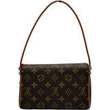 ルイ・ヴィトン LOUIS VUITTON レシタル M51900 ブラウン モノグラムキャンバス レディース ショルダーバッグ