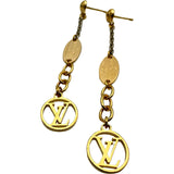 ルイ・ヴィトン LOUIS VUITTON ロゴマニアピアス ゴールド メタル アクセサリー