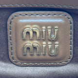 ミュウミュウ miu miu アルカディ レギュラー 5BB142 コニャックブラウン ゴールド金具 レザー レディース ショルダーバッグ