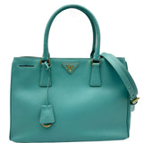 プラダ PRADA ガレリア2WAYハンドバッグ BN1874 ライトブルー サフィアーノ レディース ハンドバッグ