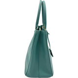 プラダ PRADA ガレリア2WAYハンドバッグ BN1874 ライトブルー サフィアーノ レディース ハンドバッグ