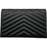サンローラン SAINT LAURENT カサンドラチェーンショルダー 893953 ブラック キャビアスキン レディース ショルダーバッグ