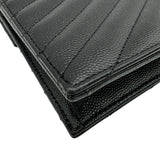 サンローラン SAINT LAURENT カサンドラチェーンショルダー 893953 ブラック キャビアスキン レディース ショルダーバッグ