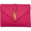 サンローラン SAINT LAURENT カサンドラチェーンショルダー 354489 ピンク レザー レディース ショルダーバッグ