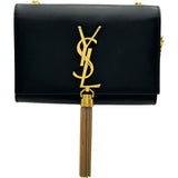 サンローラン SAINT LAURENT ケイトショルダー 354120 ブラック レザー レディース ショルダーバッグ
