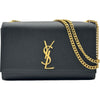 サンローラン SAINT LAURENT ケイト ミディアム 364021 ブラック レザー レディース ショルダーバッグ