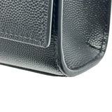 サンローラン SAINT LAURENT ケイト ミディアム 364021 ブラック レザー レディース ショルダーバッグ