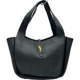 サンローラン SAINT LAURENT ル・サンカセットベアトート 763435 ブラック レザー レディース トートバッグ