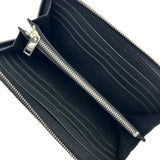 サンローラン SAINT LAURENT クラシックラウンドファスナー 414680 ブラック レザー メンズ 長財布