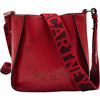ステラ・マッカートニー STELLA McCARTNEY ロゴショルダーバッグ レッド レザー レディース ショルダーバッグ