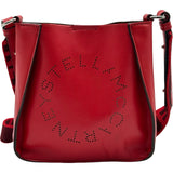ステラ・マッカートニー STELLA McCARTNEY ロゴショルダーバッグ レッド レザー レディース ショルダーバッグ