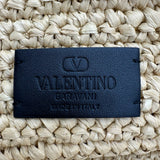ヴァレンティノ VALENTINO スーパースタートートミディアム ナチュラル/ブラック ラフィア レディース トートバッグ