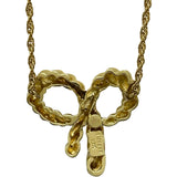 ティファニー TIFFANY＆CO ツイストリボンネックレス ゴールド 18K ジュエリー