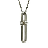 ティファニー TIFFANY＆CO ハートウェアリンクネックレス シルバー Ag925 ジュエリー