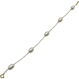 ティファニー TIFFANY＆CO バイザヤードブレス ゴールド Au750 パール ジュエリー