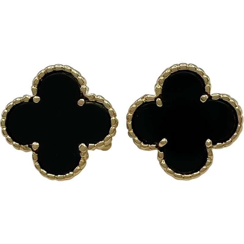「LANVIN ランバン バングル ピアス セット ブラック ゴールド 美品 LANVIN ランバン バングル ピアス セット ブラック ゴールド 美品