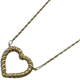ティファニー TIFFANY＆CO ツイストハートネックレス ゴールド K14 ジュエリー