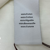 エルメス HERMES セリエボタンドレスシャツ ホワイト コットン メンズ 長袖シャツ
