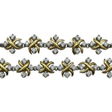 ティファニー TIFFANY＆CO シェランバージェリンダイヤモンドネックレス ゴールド/プラチナ 750/Pt950 ダイヤモンド ジュエリー