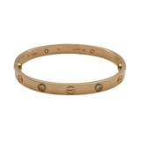 カルティエ Cartier ラブブレス4PD ピンクゴールド Au750 ダイヤモンド ジュエリー