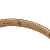 カルティエ Cartier ラブブレス4PD ピンクゴールド Au750 ダイヤモンド ジュエリー
