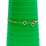 ブルガリ BVLGARI フィオレヴァーブレスSM 1PD ピンクゴールド Au750 ダイヤモンド ジュエリー