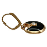 カルティエ Cartier アミュレットドゥカルティエピアス ピンクゴールド Au750 オニキス ダイヤモンド ジュエリー