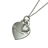 ティファニー TIFFANY＆CO リターンハートネックレス 銀座限定 ホワイトゴールド 750 ダイヤモンド ジュエリー