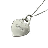 ティファニー TIFFANY＆CO リターンハートネックレス 銀座限定 ホワイトゴールド 750 ダイヤモンド ジュエリー