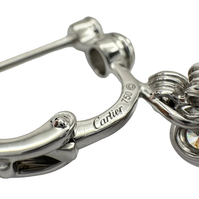 カルティエ Cartier ディアマンレジェピアス ホワイトゴールド 750