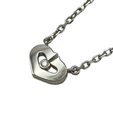 カルティエ Cartier Cハートダイヤネックレス ホワイトゴールド 750 ダイヤモンド ジュエリー