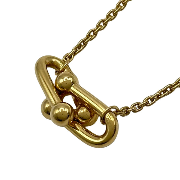 Tiffany & Co. Au750 ハードウェアリンクネックレストップのみ ティファニー TIFFANY＆CO ハードウェアスモールダブルリンク