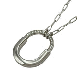 ティファニー TIFFANY＆CO ティファニーロックスモールペンダントネックレス ホワイトゴールド Au750 ダイヤモンド ジュエリー
