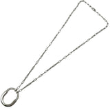 ティファニー TIFFANY＆CO ティファニーロックスモールペンダントネックレス ホワイトゴールド Au750 ダイヤモンド ジュエリー