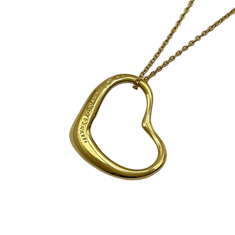 ティファニー TIFFANY＆CO オープンハートネックレス ゴールド 18K