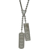 ティファニー TIFFANY＆CO 1837バーネックレス ホワイトゴールド 750 ダイヤモンド ジュエリー