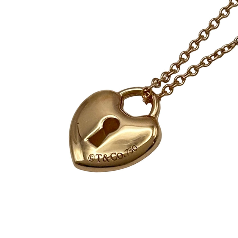 ティファニー TIFFANY＆CO ハートロックネックレス ピンクゴールド 750