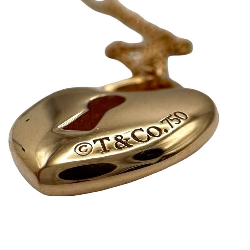 ティファニー TIFFANY＆CO ハートロックネックレス ピンクゴールド 750