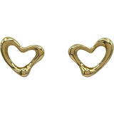 ティファニー TIFFANY＆CO オープンハートイヤリング ゴールド 18K ジュエリー