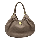 ルイ・ヴィトン LOUIS VUITTON マヒナL M93121 ベージュ マヒナレザー レディース ショルダーバッグ