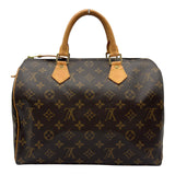 ルイ・ヴィトン LOUIS VUITTON スピーディ30 M41526 ブラウン モノグラム/レザー レディース ボストンバッグ
