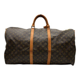 ルイ・ヴィトン LOUIS VUITTON キーポル・バンドリエール60 M41412 ブラウン モノグラム/レザー メンズ ボストンバッグ